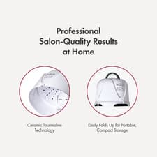 SALE KISS 1875W Salon Bonnet Hair Dryer, White, No Import Fee