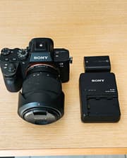 Sony Alpha a7 III 24.2MP 4K Touchscreen Mirrorless Digital Camera 2 Lenses