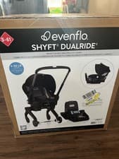 Evenflo Shyft DualRide  Infant Seat and Stroller Combo With Base For Vehicle