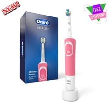 Oral-B Vitality FlossAction Electric Toothbrush Pink Free Shipping