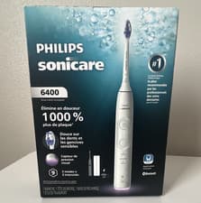Philips Sonicare 6400 Sonic Electric Toothbrush White Bluetooth Pressure, Case
