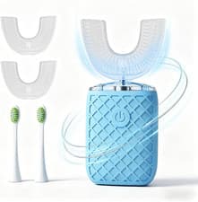 Sonic Electric U Shaped Toothbrush for Adults, Automatic Full Mouth Cleaning Too