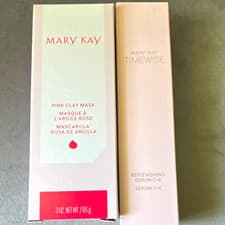 Mary Kay TimeWise Pink Clay Mask + Replenishing Serum C+E Skincare Set