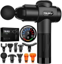 Toloco Massage Gun Deep Tissue Back Massage For Athletes For Pain Relief