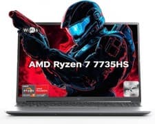 【90% New】16" Game Laptop AMD R7 7735HS 16GB DDR5 512GB SSD WIFI 6 Windows 11 PRO