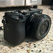 Sony Alpha a6300 24.2MP Mirrorless 4K Camera w/ 16-50mm Lens Black