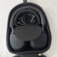 Sony WH-1000XM5-B Wireless Noise-Canceling Over-Ear Headphones- Black- open