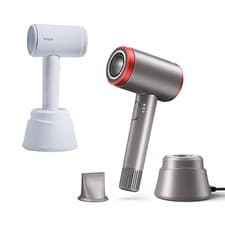Lylux Cordless Hair Dryer, Low-Heat Blow Dryer with 110, 000 RPM Brushless Motor