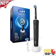 Oral-B Pro 500 Rechargeable Electric Toothbrush 2 Brush Heads Free Shipping