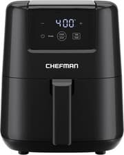 Chefman 2QT Digital Space Saving Compact Air Fryer w/ Nonstick Basket Black NEW