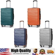 Expandable Hard Shell Carry On Luggage Hardside Suitcase with Spinner Wheels