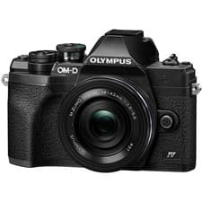 Reconditioned Olympus E-M10 Mark IV Mirrorless Camera w/ 14-42mm EZ Lens Kit-BL