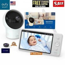 Eufy Security Spaceview HD Camera 5" Baby Monitor E110 Video and Audio T83001D2
