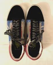 Vans Old Skool Platform After Dark Summer Leaf, US 8 Women, Good condition