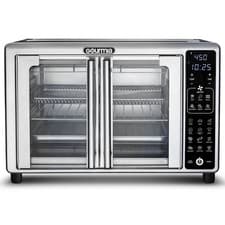 Gourmia French Door 6-Slice Digital Toaster Oven Air Fryer 19 One-Touch Presets
