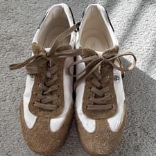 MICHAEL Michael Kors Women's Leather Low Top Lace-Up Sneakers Colorblock 8.5