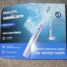 Philips Sonicare Rechargeable Electric Toothbrush Purple Smart Screen