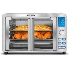 Gourmia 10QT Air Fryer 9-Slice Oven 14 One-Touch Functions Convection Toaster