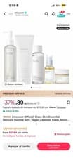 mixsoon Glass Skin Essential Skincare Routine Set Cleanser Toner Essence Vegan