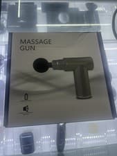 This portable percussion massage gun is designed for deep tissue muscle recovery