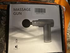 Massage Gun Handheld Cordless Percussion Massager RDTP-ONX Silver/Black