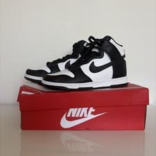 Size 7.5 - Nike Dunk High Black White W