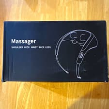 Rechargeable Body Massager for Neck Shoulder Waist Back Legs Black 5V T-334
