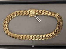 Gold Bonded Cuban Link Chain - 24mm Links, 24” Inches In Length, 859.1 Grams