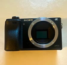 Sony Alpha APS-C A6000 Mirrorless Interchangeable Lens Camera Body Only, Black