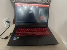 MSI Thin GF63 12UCX 15.6in FHD i5 12th Gen 16GB 512GB RTX Black Gaming Computer