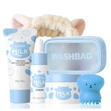 Milk Skincare Set - Skincare for Girls 10-12 - Skin Care for Kids with Milk Clea