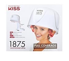 Kiss 1875 Salon Bonnet Hair Dryer, Portable, Adjustable Height, 4 Heat Settings