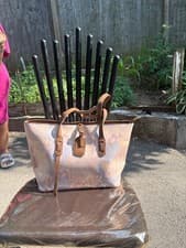 Large-Capacity Color-Block Women’s Tote Bag