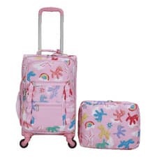 CRCKT CK-62022-SSMP 3 Piece Miss Popular 21-inch Softside Carry-On Luggage with