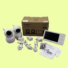 HelloBaby HB6053-2 5.0" IPS LCD Wireless Baby Monitor and x2 Cameras #U4373